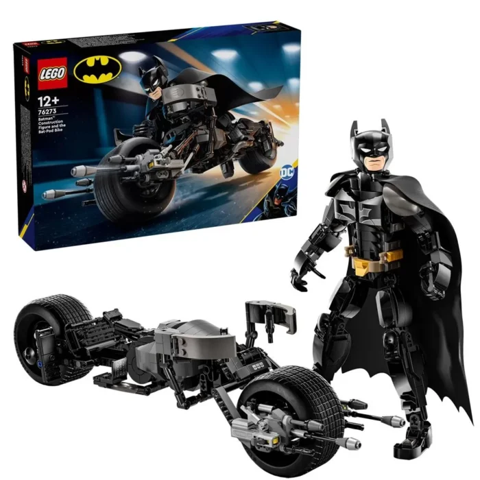 LEGO SUPER HEROES FIGURINA DE CONSTRUCTIE BATMAN SI MOTOCICLETA BAT-POD 76273 - imagine 12