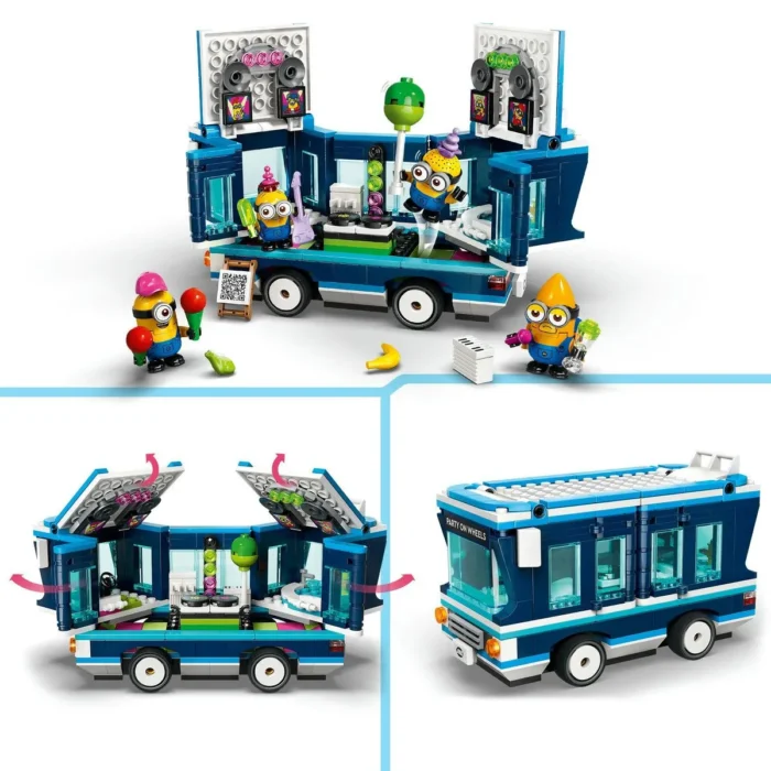 LEGO DESPICABLE ME4 AUTOBUZUL DE PETRECERE AL MINIONILOR 75581 - imagine 15