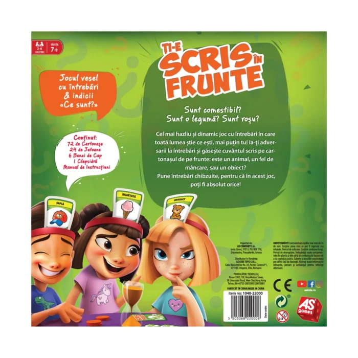 JOCUL CLASIC TI-E SCRIS IN FRUNTE! - imagine 10