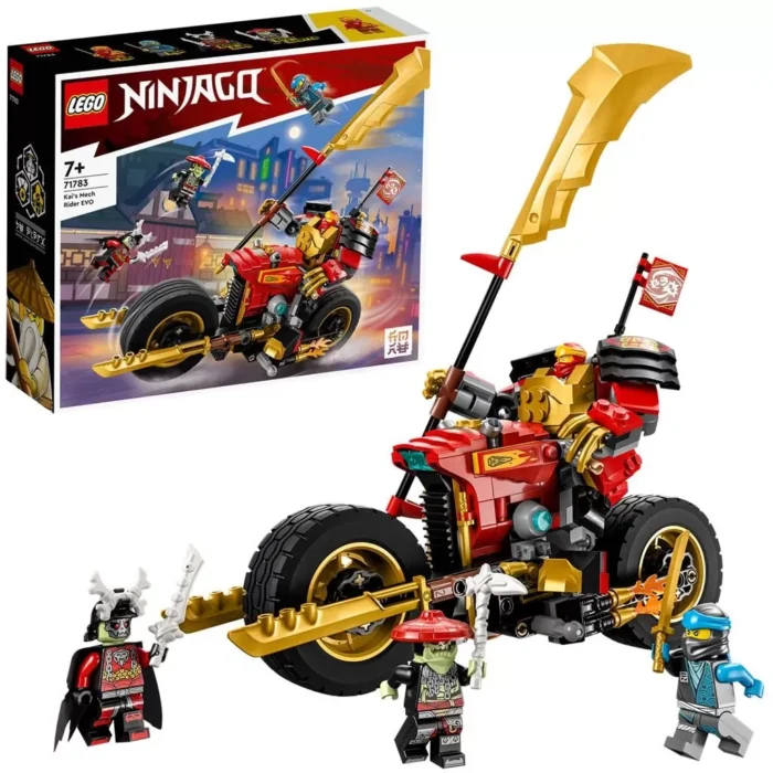 LEGO NINJAGO MOTOCICLETA ROBOT EVO A LUI KAI 71783 - imagine 12