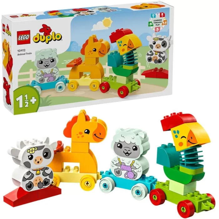 LEGO DUPLO TREN CU ANIMALE 10412 - imagine 12