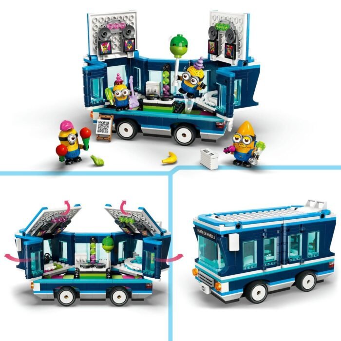LEGO DESPICABLE ME4 AUTOBUZUL DE PETRECERE AL MINIONILOR 75581 - imagine 9
