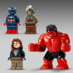 LEGO MARVEL SUPER HEROES BATALIA DINTRE CAPITANUL AMERICA SI HULK ROSU 76292 - imagine 16