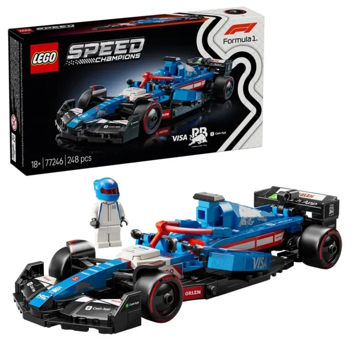 LEGO SPEED CHAMPIONS MASINA DE CURSE F1 VISA CASH APP RB VCARB 01 77246 - imagine 14