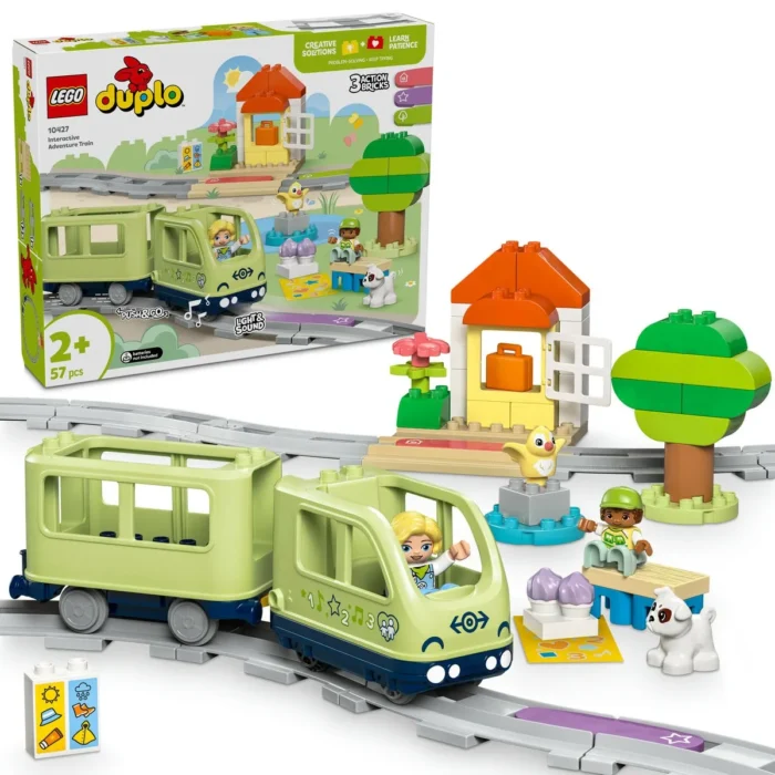 LEGO DUPLO TREN DE AVENTURA INTERACTIV 10427 - imagine 16