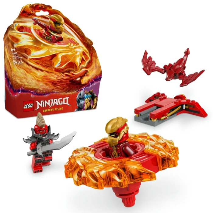 LEGO NINJAGO DRAGONUL SPINJITZU ROTITOR AL LUI KAI 71823 - imagine 16