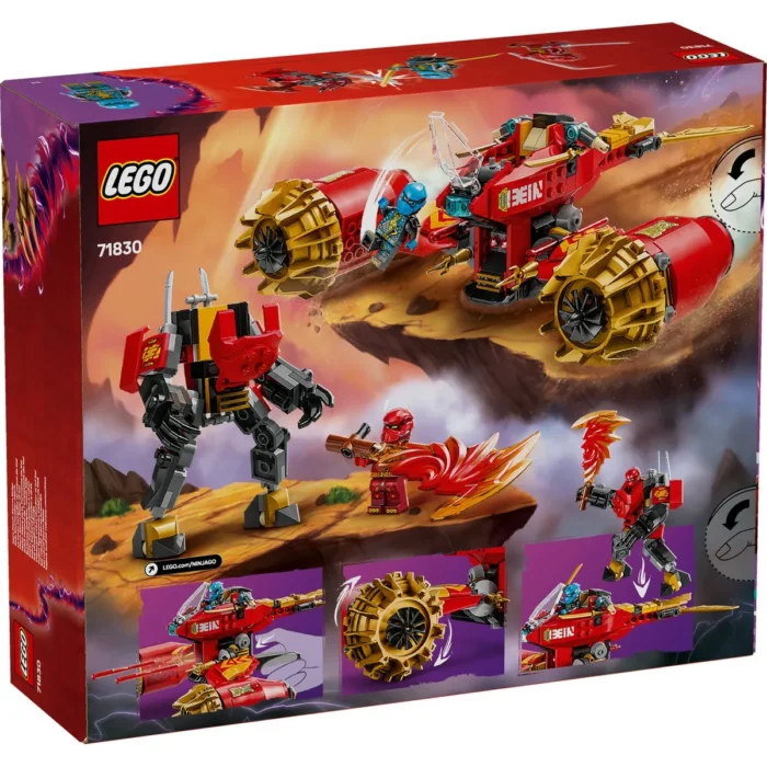 LEGO NINJAGO VEHICULUL-ROBOT ZBURATOR AL LUI KAI 71830 - imagine 17