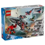 LEGO MARVEL SUPER HEROES BATALIA DINTRE CAPITANUL AMERICA SI HULK ROSU 76292 - imagine 17