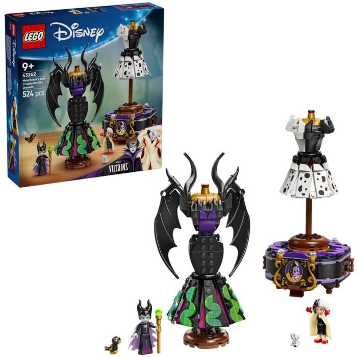 LEGO DISNEY ROCHIILE LUI MALEFICENT SI CRUELLA DE VIL 43262 - imagine 9