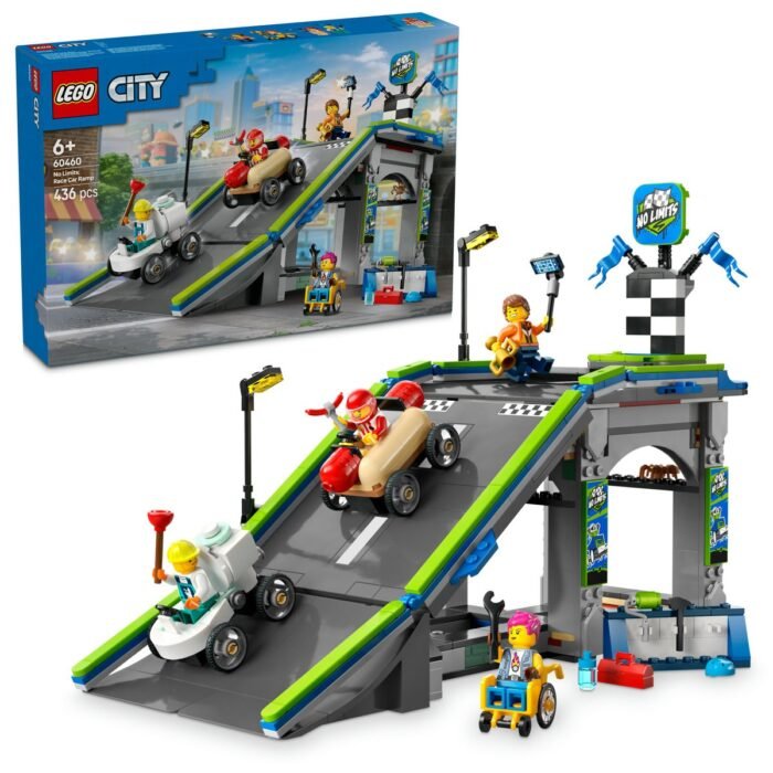 LEGO CITY FARA LIMITE: RAMPA PENTRU CURSE DE MASINI 60460 - imagine 9