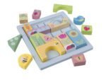 Cuburi de construit Gradina de primavara, Orange Tree Toys