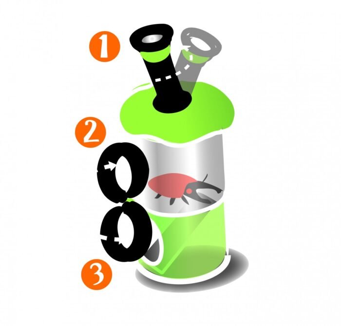 Cutie cu lupa si microscop pentru observarea insectelor, Navir - imagine 4