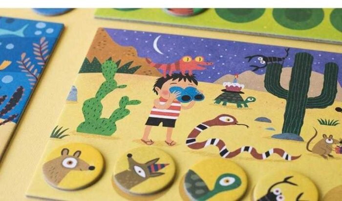 Joc de asociere Loto habitat, Londji - imagine 2