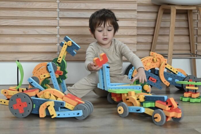 Joc de construit cu blocuri de spuma Voyager, Bakoba - imagine 3