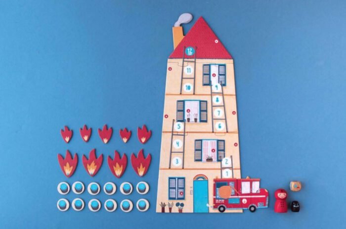 Joc de cooperare Pompierii salveaza pisica, Londji - imagine 4