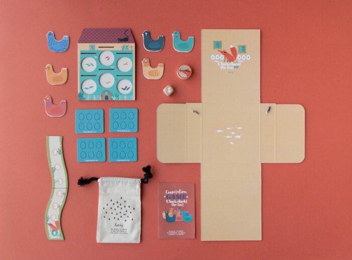 Joc de cooperare varianta de buzunar Cot-codac, ai grija la vulpe, Londji - imagine 4