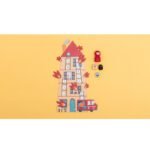 Joc de cooperare varianta de buzunar Pompierii salveaza pisica, Londji