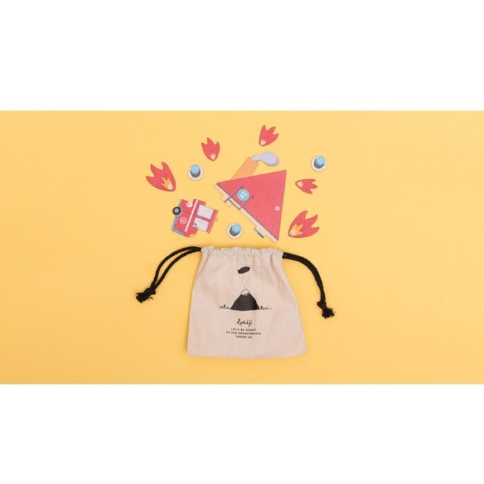 Joc de cooperare varianta de buzunar Pompierii salveaza pisica, Londji - imagine 3