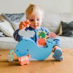 Joc de echilibru din lemn cu fauna marina, Orange Tree Toys - imagine 4