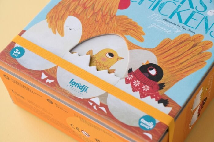 Joc de memorie Gaini cu pui, Londji - imagine 2