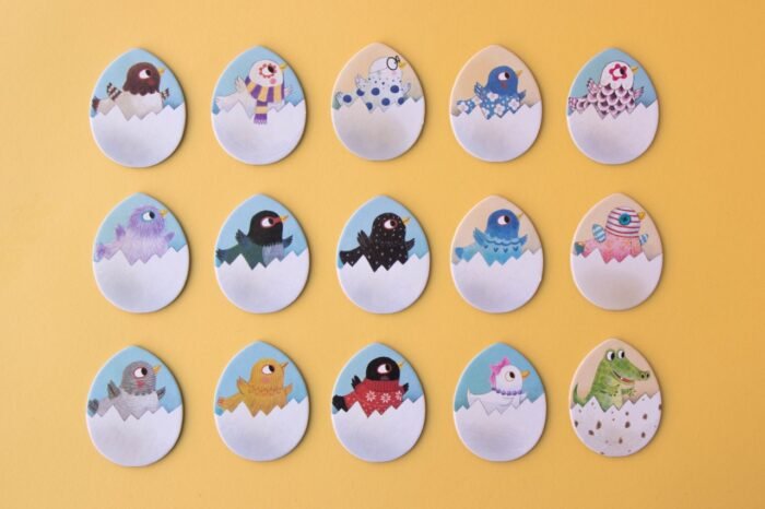 Joc de memorie Gaini cu pui, Londji - imagine 3