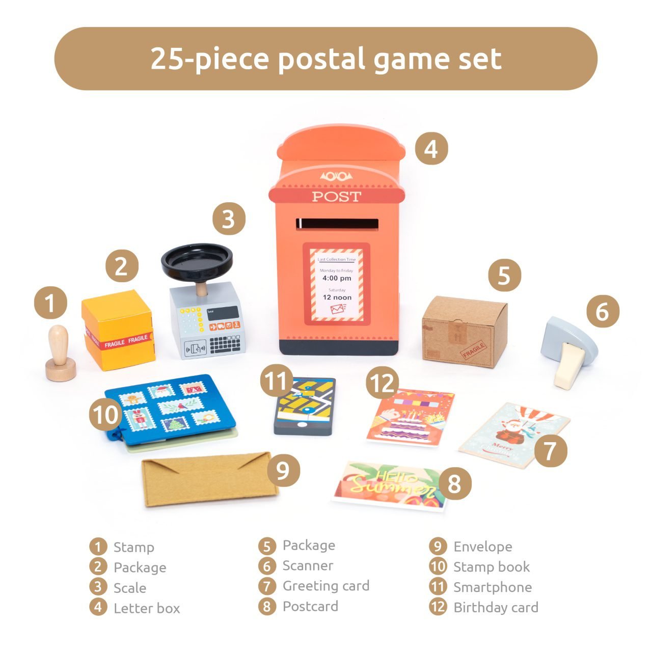 joc-de-rol-oficiul-postal-umu-toys18102 Joc de rol Oficiul postal, UMU Toys - imagine 1