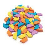 Joc educativ tip mozaic cu forme trapezoidale, Explorare - imagine 2