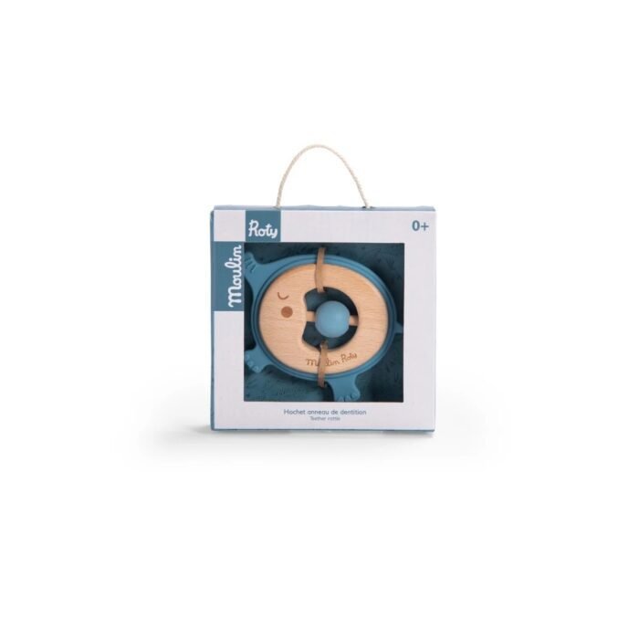 Jucarie bebe Inel de dentitie Elefant, Moulin Roty - imagine 2