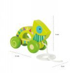 Jucarie de tras cameleon, Orange Tree Toys