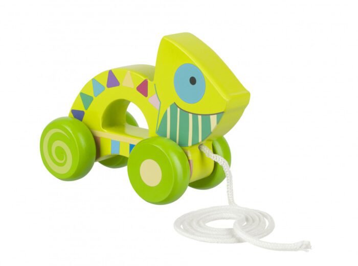 Jucarie de tras cameleon, Orange Tree Toys - imagine 2