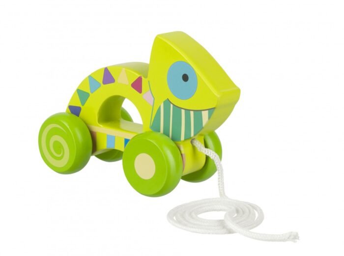Jucarie de tras cameleon, Orange Tree Toys - imagine 4