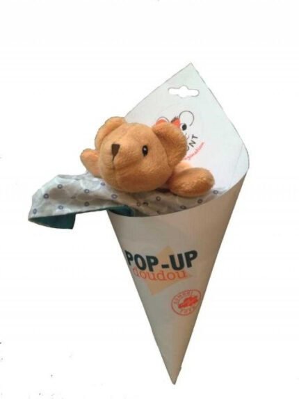 Jucarie din textil pentru bebe, elefant pop-up, Egmont Toys