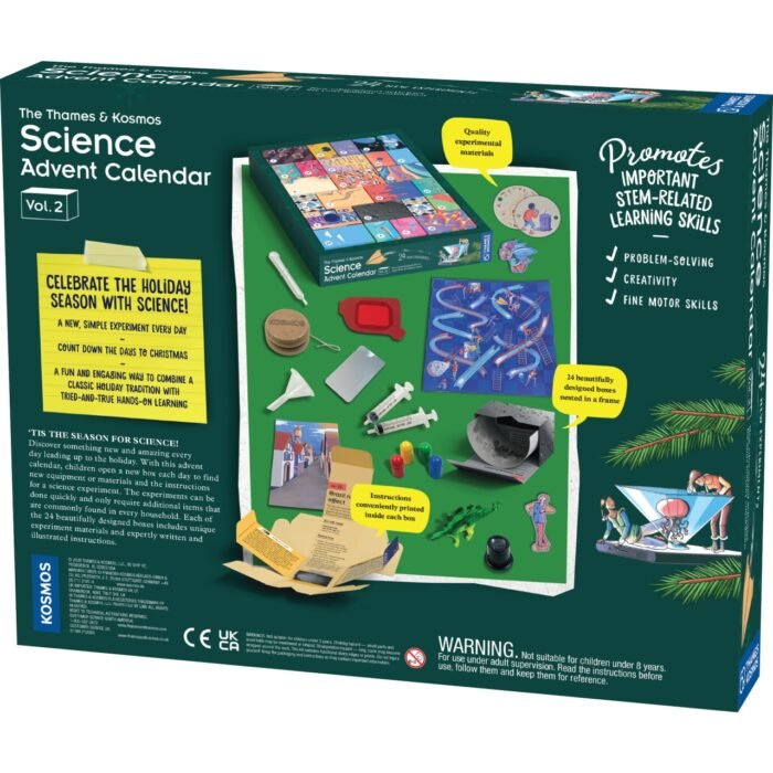 Jucarie educativa Kit STEM Calendarul stiintific de Advent versiunea 2, Thames & Kosmos - imagine 3