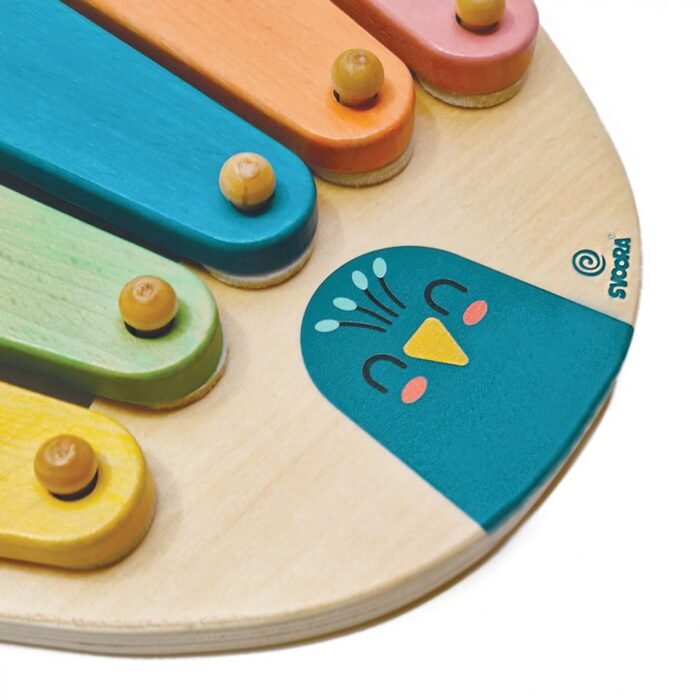 Jucarie Montessori Xilofon paun, Svoora - imagine 4
