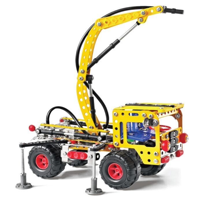 Kit STEM Camion cu pompa pentru turnat ciment, nivel avansat - imagine 4