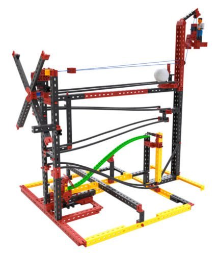 Kit STEM Circuite XL de reactii in lant traznite, Fischertechnik