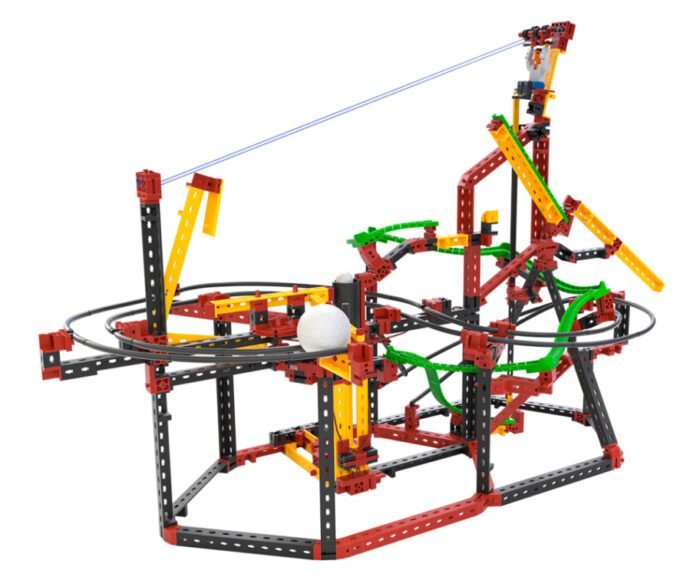 Kit STEM Circuite XL de reactii in lant traznite, Fischertechnik - imagine 2