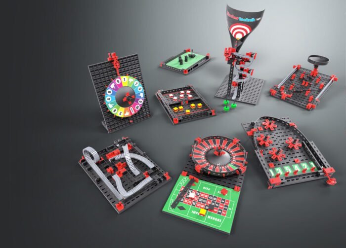 Kit STEM Construieste si joaca 8 jocuri, Fischertechnik - imagine 2