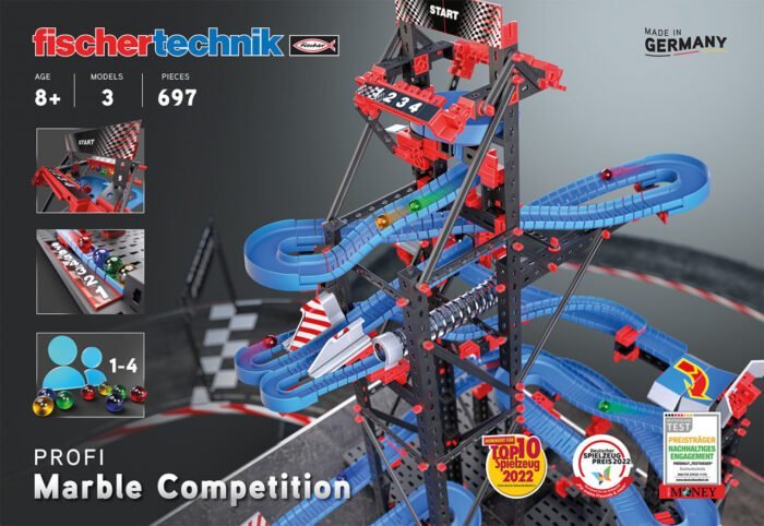 Kit STEM Cursa cu bile metalice, Fischertechnik - imagine 2