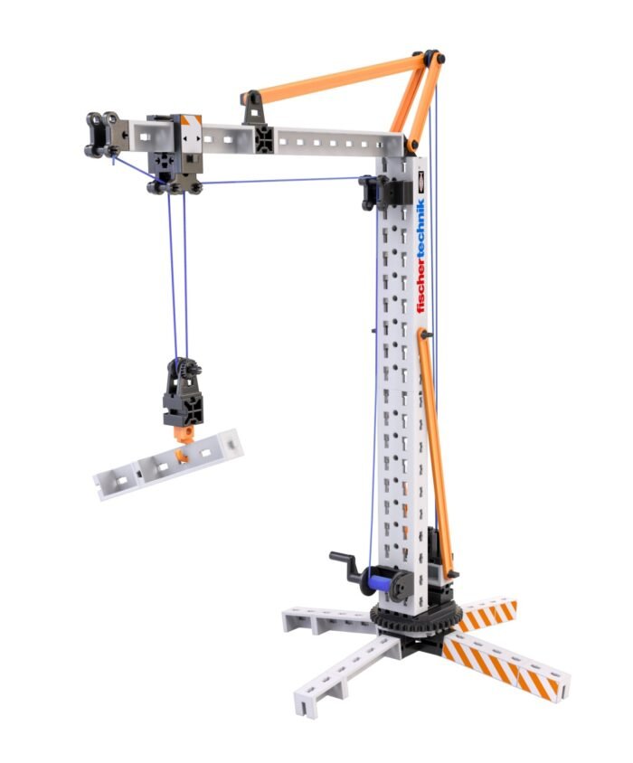 Kit STEM Macara de asamblat si manevrat, Fischertechnik - imagine 4
