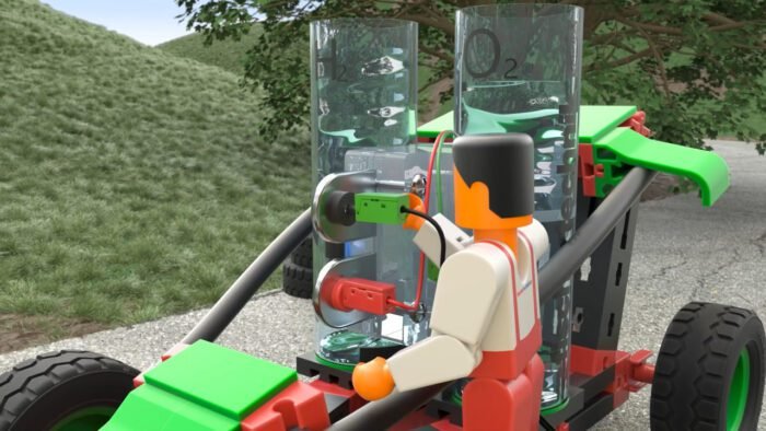 Kit STEM Masina alimentata cu hidrogen, Fischertechnik - imagine 2