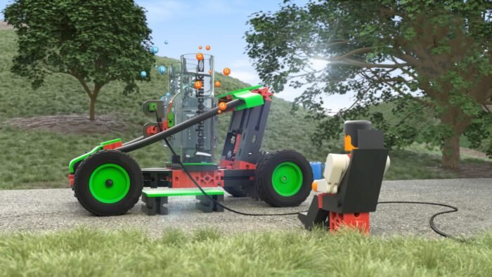 Kit STEM Masina alimentata cu hidrogen, Fischertechnik - imagine 3