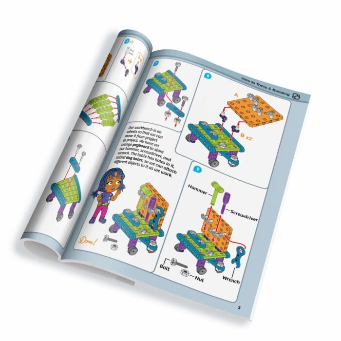 Kit STEM Primii pasi Unelte si constructii, Thames & Kosmos - imagine 3