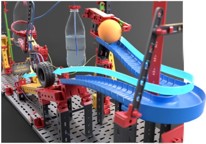 Kit STEM Reactii in lant traznite, Fischertechnik - imagine 2