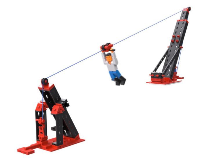 Kit STEM Transport pe cablu, Fischertechnik - imagine 3