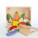 Ladita cu legume, jucarie handmade Marc toys