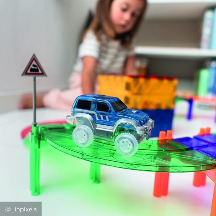 Masina de curse albastra, Cleverclixx - imagine 2