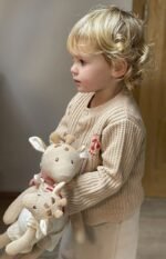 Mica girafa Leoni din bumbac organic, Egmont Toys - imagine 4