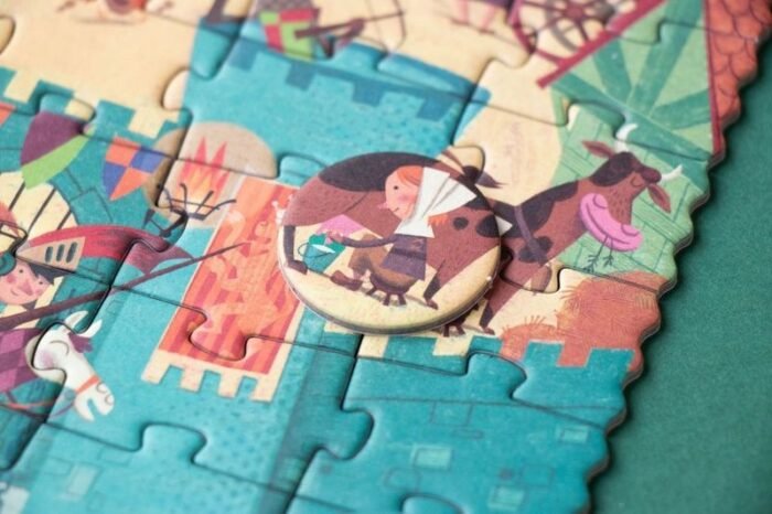 Mini puzzle Castel, Londji - imagine 3