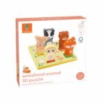 Puzzle 3D cu animale, Orange Tree Toys - imagine 4